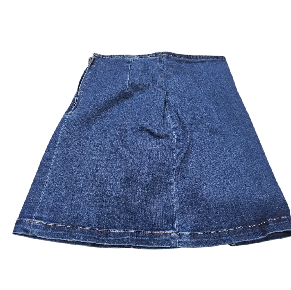 NWT Size‎ 00 Wild Fable Dark Wash Denim Jean Mini Skirt